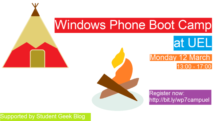 wp7 bootcamp - details